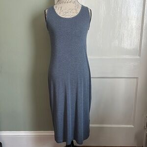 Paraphrase Blue Midi Tank Dress